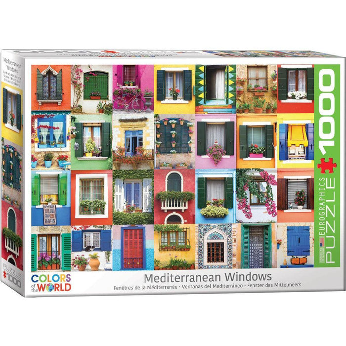 Mediterranean Windows 1000 Piece Jigsaw Puzzle Eurographics - for just $19.99! 