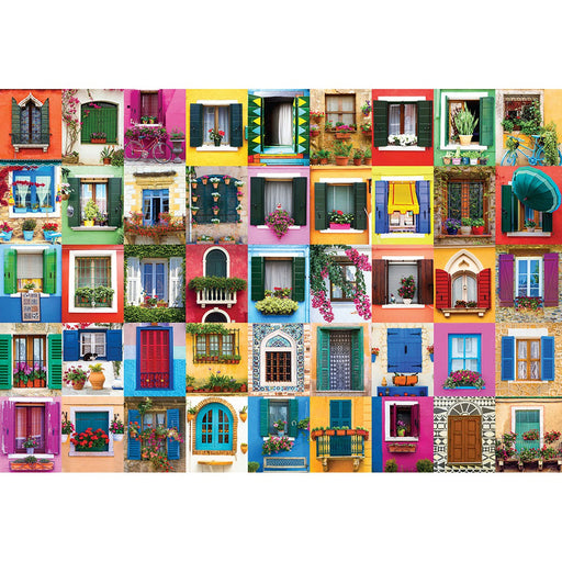 Mediterranean Windows 2000 Piece Jigsaw Puzzle Eurographics - for just $29.99! 