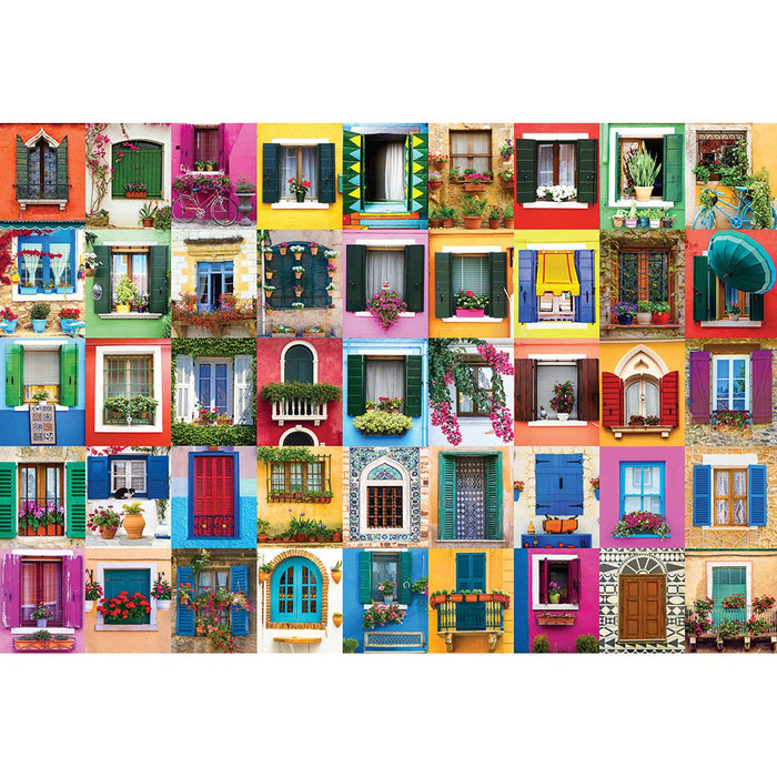 Mediterranean Windows 2000 Piece Jigsaw Puzzle Eurographics - for just $29.99! 