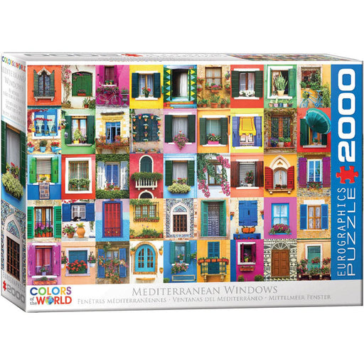 Mediterranean Windows 2000 Piece Jigsaw Puzzle Eurographics - for just $29.99! 