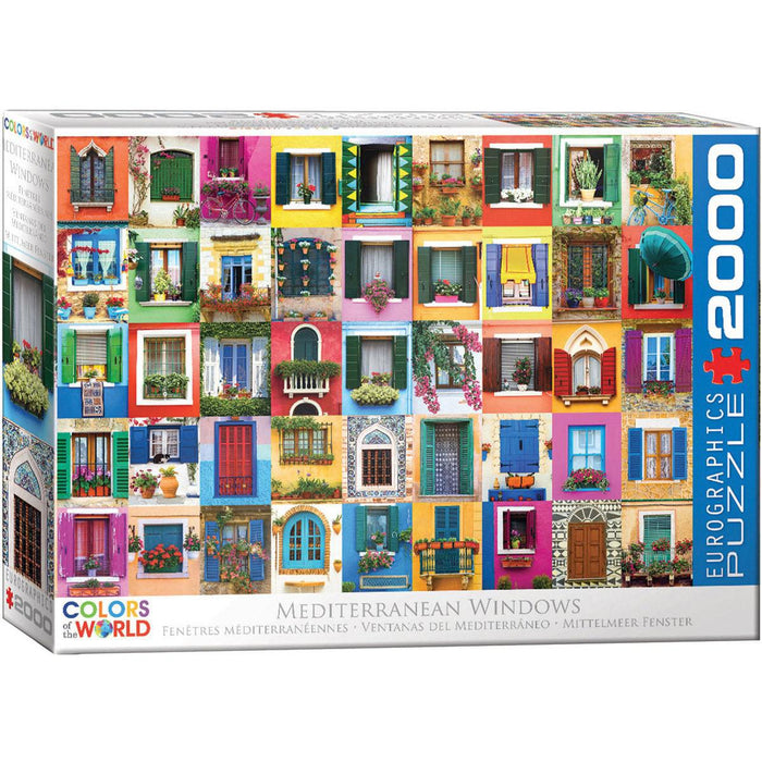 Mediterranean Windows 2000 Piece Jigsaw Puzzle Eurographics - for just $29.99! 