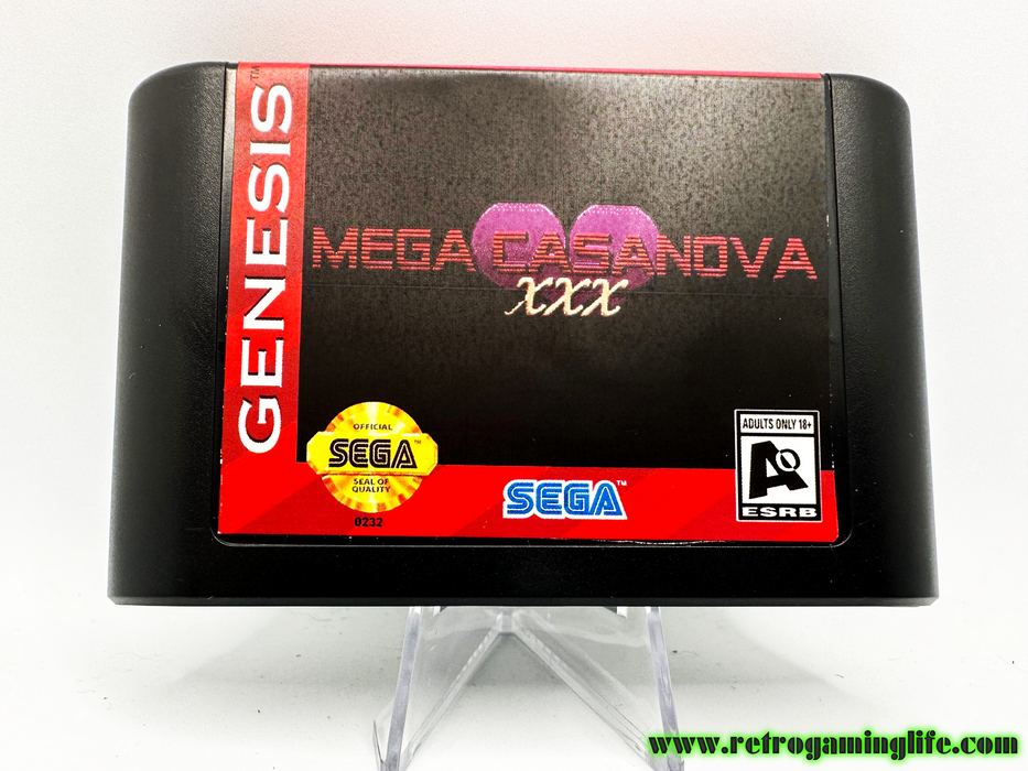 💋 Mega Casanova XXX (Sega Genesis Reproduction Cartridge) - for just $19.99! 