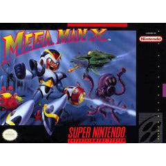 Front cover view of Mega Man X - Super Nintendo