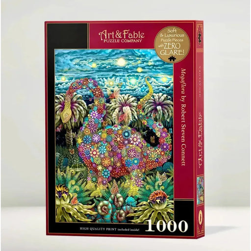 Megaflora 1000 Piece Premium Jigsaw Puzzle Art & Fable - for just $39.99! 