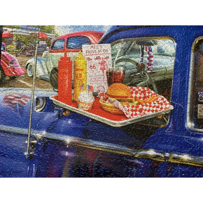 Mel's Drive In 1000 Piece Jigsaw Puzzle Springbok - for just $19.99! 