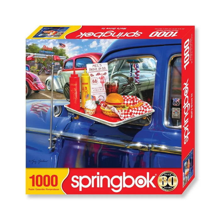Mel's Drive In 1000 Piece Jigsaw Puzzle Springbok - for just $19.99! 
