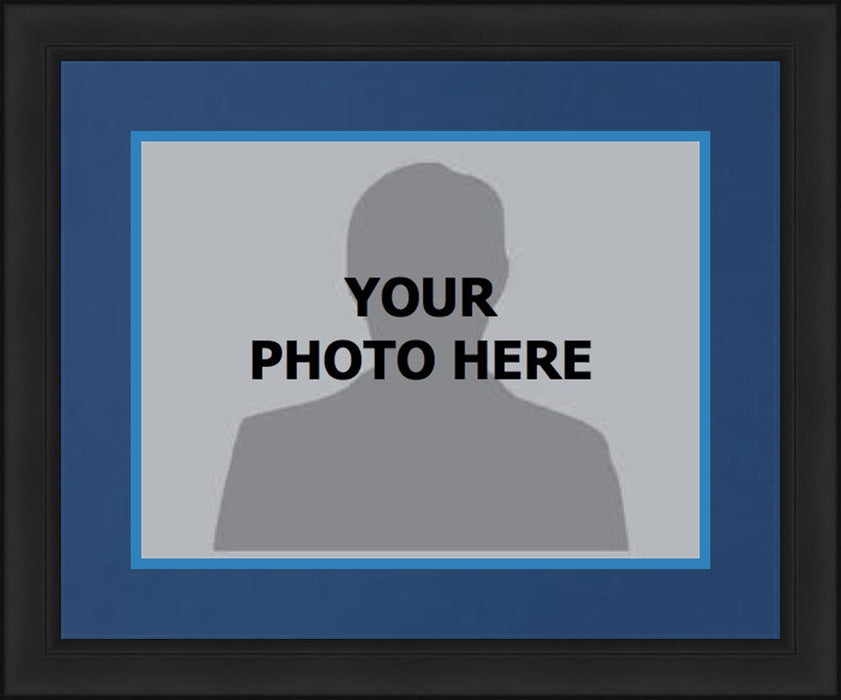 NBA Basketball Photo Picture Frame Kit - Memphis Grizzlies (Navy Matting, Blue Trim) - for just $29.99! 