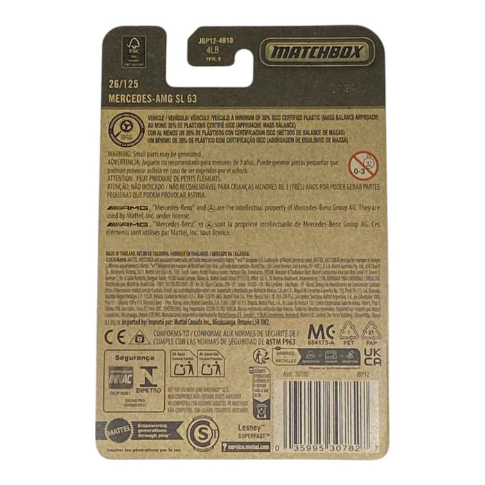 Matchbox Mercedes-AMG SL 63 - 2025 Matchbox Series 26/125 - for just $1.79! 