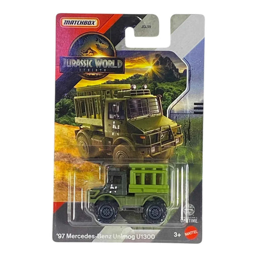Matchbox '97 Mercedes-Benz Unimog U1300 - Jurassic World Rebirth Collection - for just $3.99! 