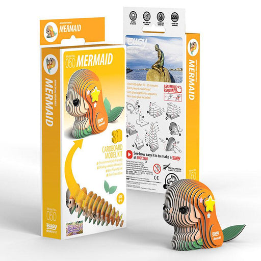 Mermaid 3D Cardboard Model Kit Eugy - for just $11.99! 