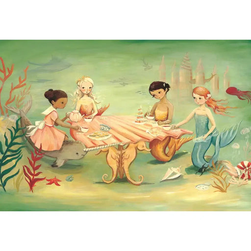 Mermaid Tea Party 60 Piece Jigsaw Puzzle NYPC - for just $17.99! 