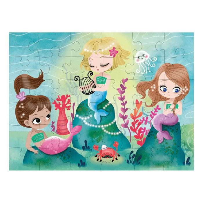 Mermaids 36 Piece Mini Jigsaw Puzzle Mudpuppy - for just $9.99! 