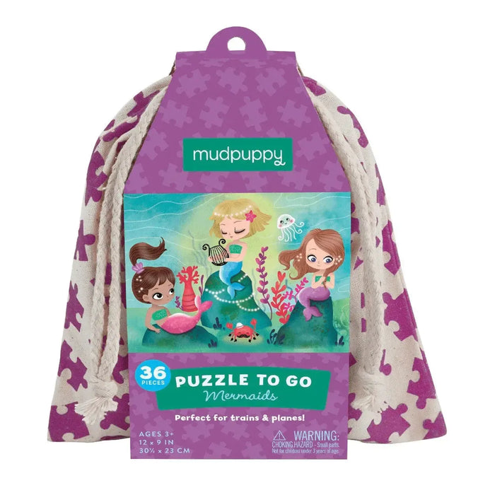 Mermaids 36 Piece Mini Jigsaw Puzzle Mudpuppy - for just $9.99! 