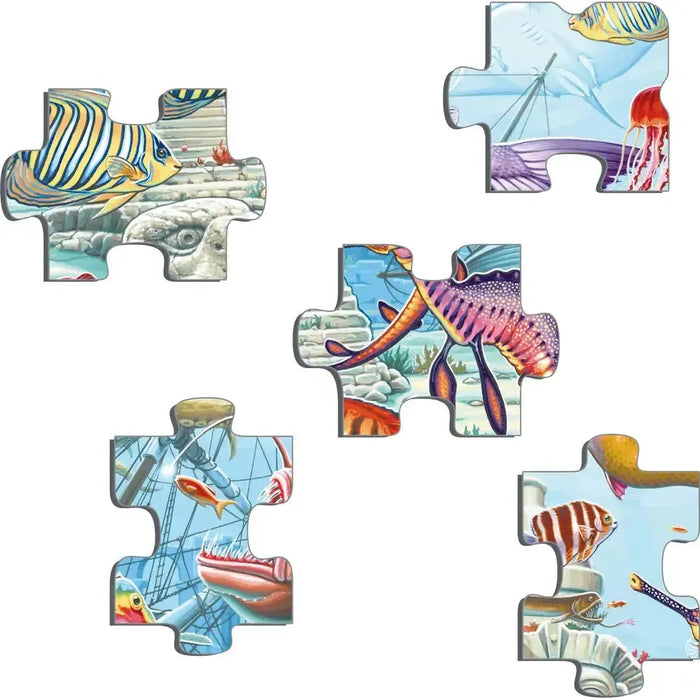 Mermaids in Sunken City 35 Piece Tray Jigsaw Puzzle Larsen - for just $11.99! 