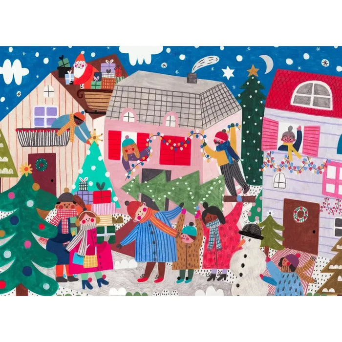 Merry & Bright 500 Piece Jigsaw Puzzle PuzzleFolk - for just $25.99! 