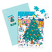 Merry & Bright Christmas Greeting Card 60 Piece Jigsaw Puzzle Galison - for just $7.99! 