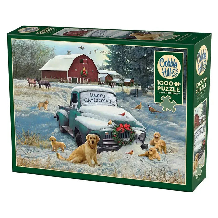 Merry Christmas 1000 Piece Jigsaw Puzzle Cobble Hill - for just $19.99! 