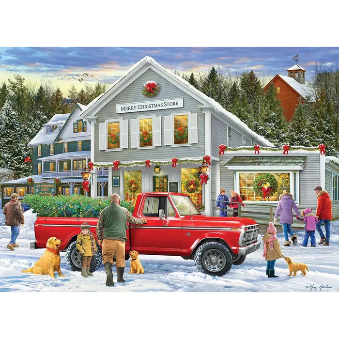 Merry Christmas Store 500 Piece Jigsaw Puzzle Eurographics - for just $17.99! 