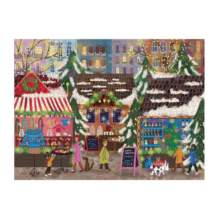 Merry Market 1000 Piece Jigsaw Puzzle Galison - for just $19.99! 