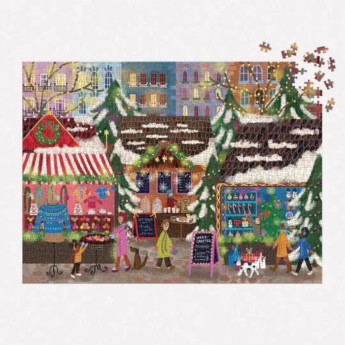 Merry Market 1000 Piece Jigsaw Puzzle Galison - for just $19.99! 