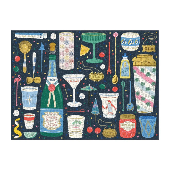 Merry Mixer 1000 Piece Jigsaw Puzzle Galison - for just $19.99! 