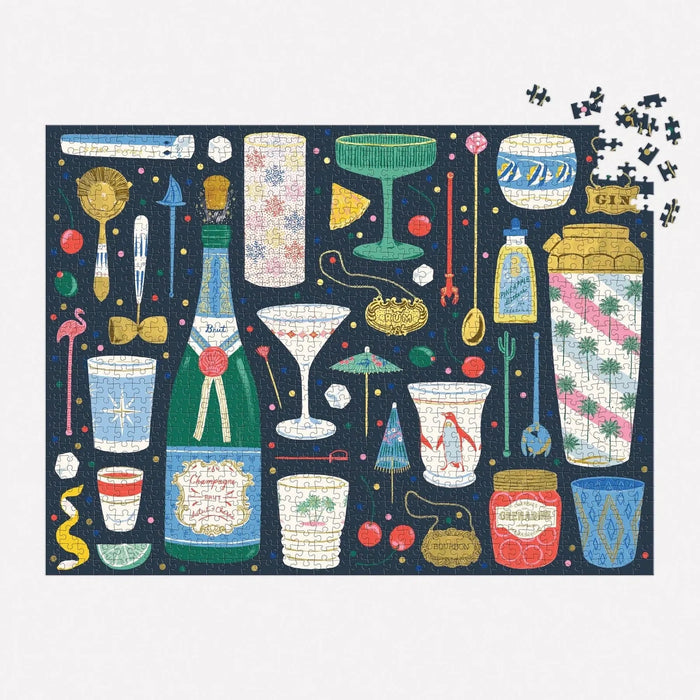 Merry Mixer 1000 Piece Jigsaw Puzzle Galison - for just $19.99! 