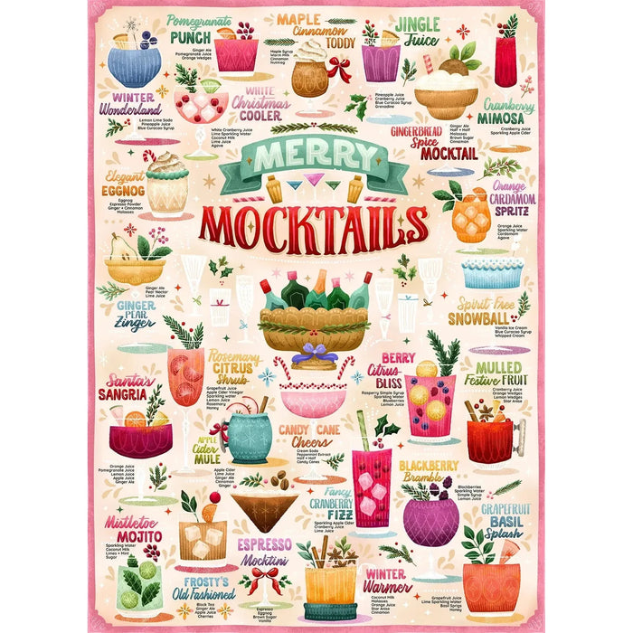 Merry Mocktails 1000 Piece Jigsaw Puzzle Cobble Hill - for just $19.99! 