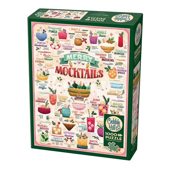 Merry Mocktails 1000 Piece Jigsaw Puzzle Cobble Hill - for just $19.99! 
