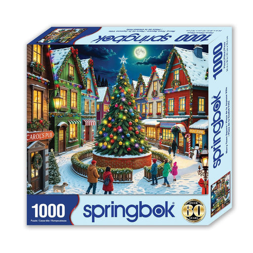 Merry Town Square 1000 Piece Jigsaw Puzzle Springbok - for just $19.99! 