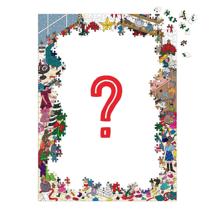 Merry in the Making 1000 Piece Surprise Jigsaw Puzzle Galison - for just $19.99! 