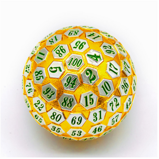 45mm Metal D100 - Gold & Silver with Green - for just $44.99! 