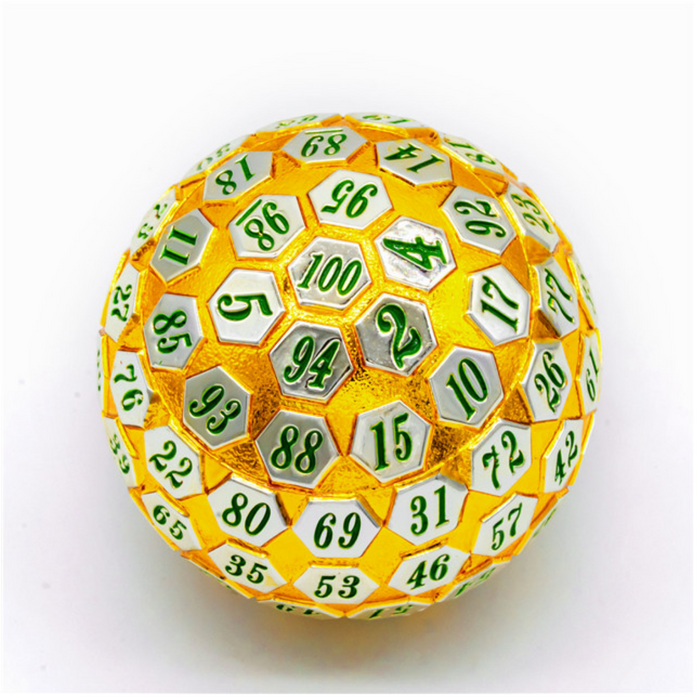 45mm Metal D100 - Gold & Silver with Green - for just $44.99! 