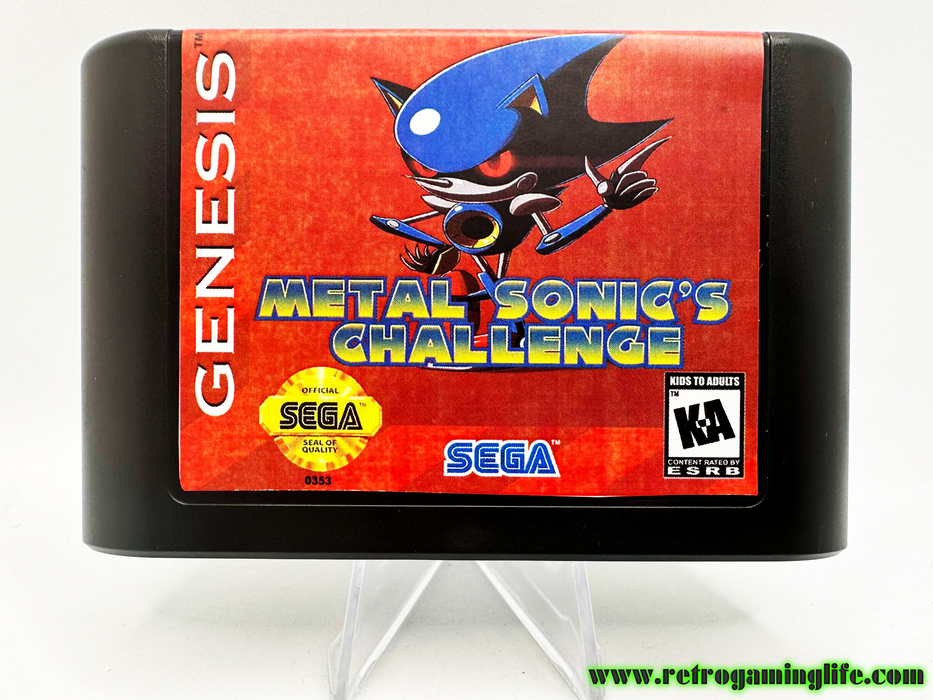 Metal Sonic's Challenge Sega Genesis Video Game Cart - for just $19.99! 