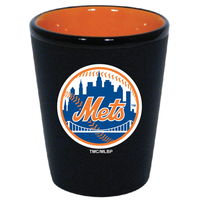 New York Mets Matte Black/Inner Color Shot Glass - for just $9.99! 