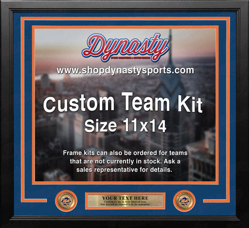 New York Mets Custom MLB Baseball 11x14 Picture Frame Kit (Multiple Colors) - for just $39.99! 