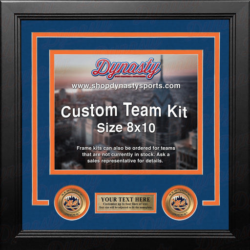 New York Mets Custom MLB Baseball 8x10 Picture Frame Kit (Multiple Colors) - for just $29.99! 