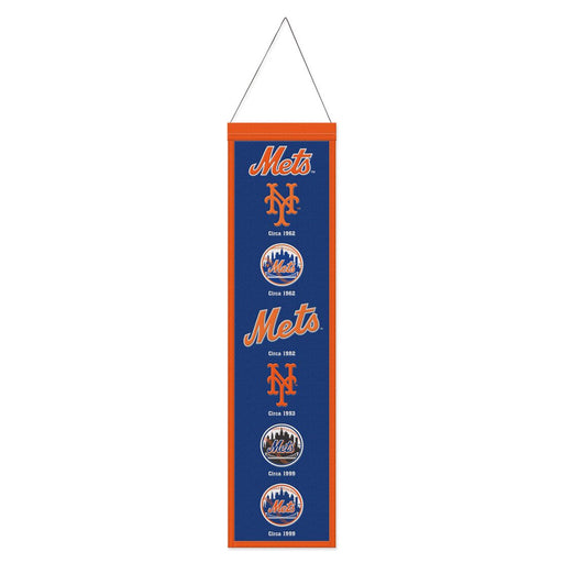 New York Mets 8" x 32" Wool Banner - for just $44.99! 