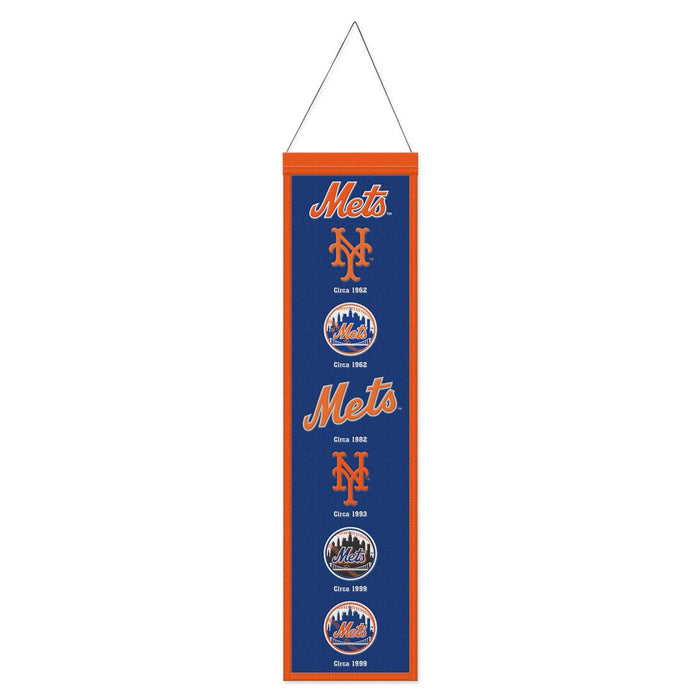 New York Mets 8" x 32" Wool Banner - for just $44.99! 