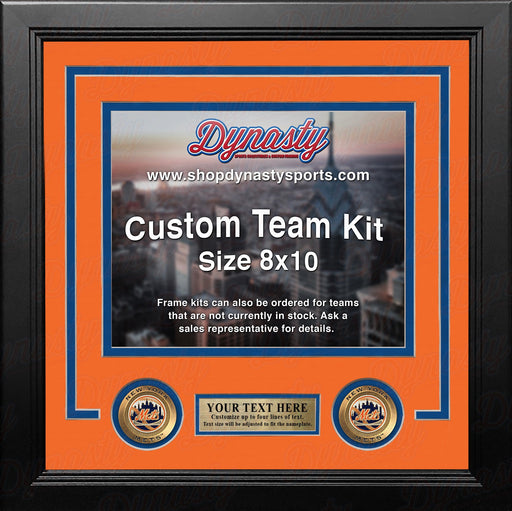 New York Mets Custom MLB Baseball 8x10 Picture Frame Kit (Multiple Colors) - for just $29.99! 