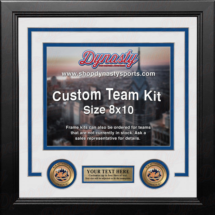New York Mets Custom MLB Baseball 8x10 Picture Frame Kit (Multiple Colors) - for just $29.99! 