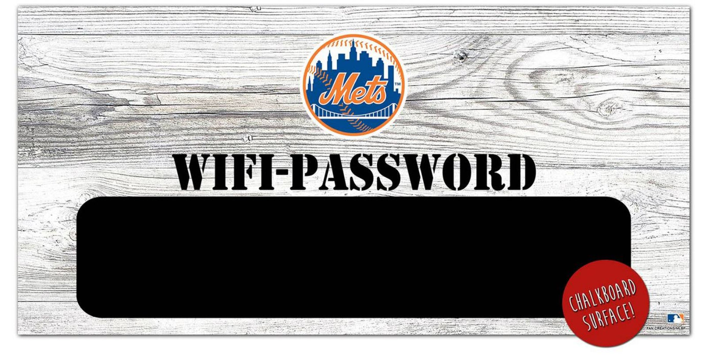 New York Mets Wifi Password 6" x 12" Wood Sign - for just $12.99! 
