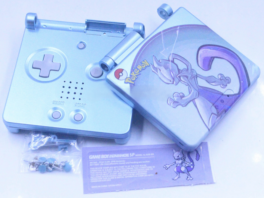 Nintendo Gameboy Advance SP Replacement Shell IPS Screen GBA SP & Box - for just $42.99! 