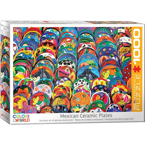 Mexican Ceramic Plates 1000 Piece Jigsaw Puzzle Eurographics - for just $19.99! 