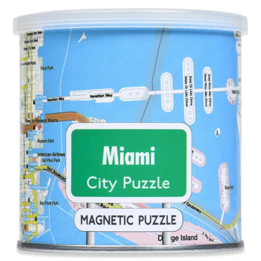 Miami City 100 Piece Magnetic Jigsaw Puzzle Geotoys - for just $11.99! 
