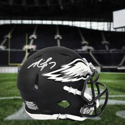 Michael Vick Philadelphia Eagles Autographed Alternate Black Speed Mini-Helmet - for just $159.99! 