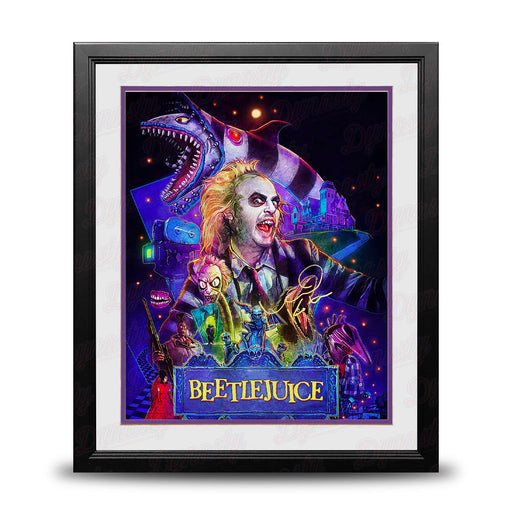 Michael Keaton Framed Autographed 16x20 Photo Collage "Beetlejuice" - for just $799.99! 
