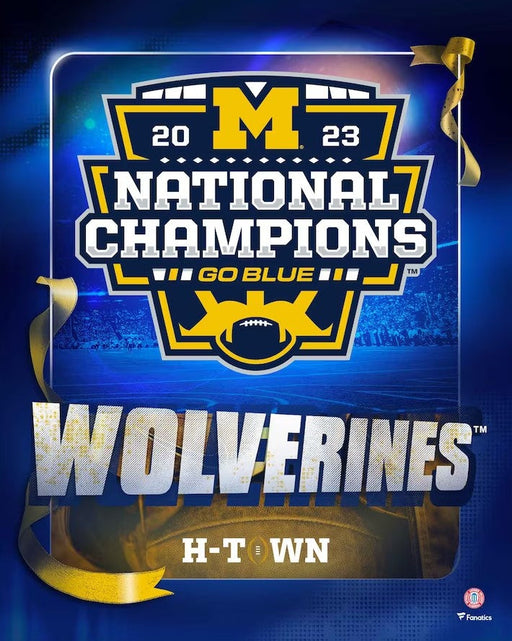 Michigan Wolverines 2023 National Champions 8" x 10" College Football Collage Photo - for just $9.99! 