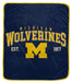 Michigan Wolverines 50" x 60" Vintage Arch Block Blanket - for just $24.99! 