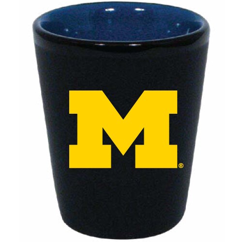 Michigan Wolverines Matte Black/Inner Color Shot Glass - for just $9.99! 
