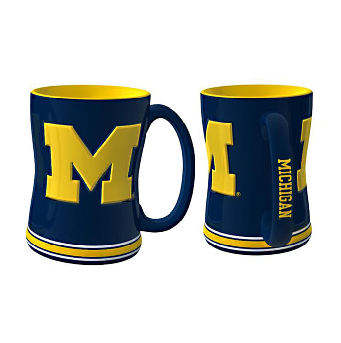 Michigan Wolverines Logo Relief Coffee Mug - for just $19.99! 